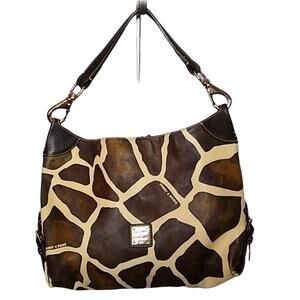 Dooney & Bourke Giraffe / Cow Print  Shoulder Bag / Purse